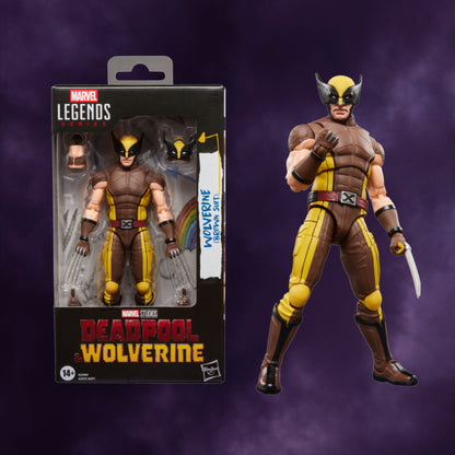 Marvel Legends Series Deadpool & Wolverine – Wolverine (Brown Suit) Action Figure