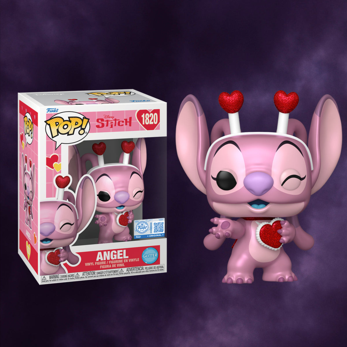 Funko Pop! Disney Stitch – Angel #1820 Glitter