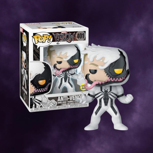 Anti-Venom Glow in the Dark Exclusive #401 Funko Pop! & Tişört Seti