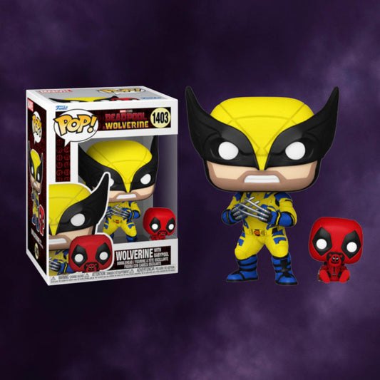 Marvel Wolverine with Babypool Funko Pop! #1403