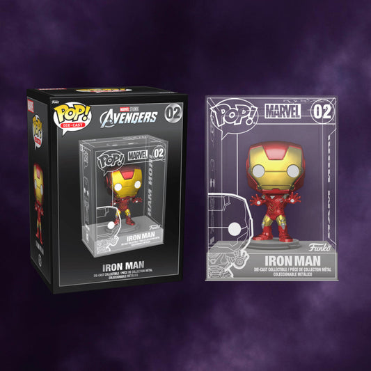 Marvel Iron Man Die-Cast Metallic Exclusive Funko Pop! #02