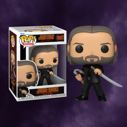 John Wick: Chapter 4 – John Wick with Sword &amp; Nunchucks Funko Pop! #1687