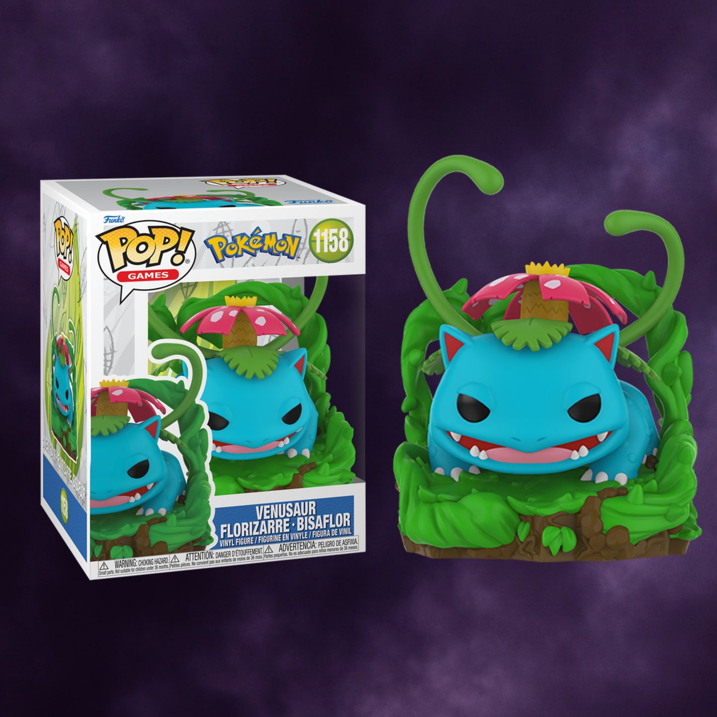 Funko Pop! Games Pokémon Venusaur #1158