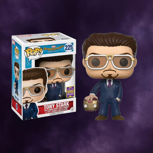 Marvel Tony Stark Holding Iron Man Helmet Funko Pop! #225 (2017 Summer Convention Exclusive)