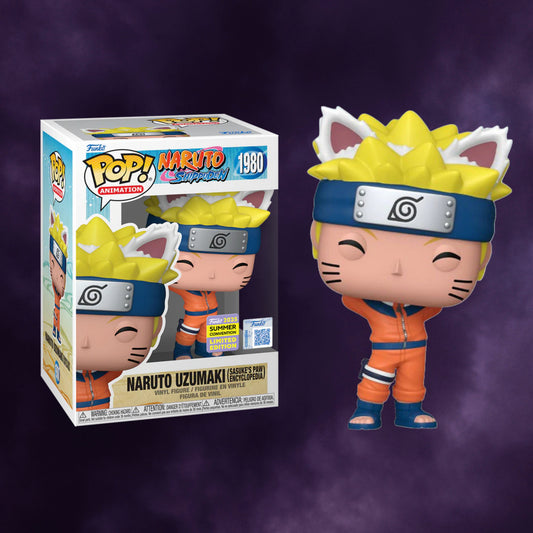 Naruto Shippuden – Naruto Uzumaki (Sasuke's Paw Encyclopedia) Funko Pop! #1980 (2025 Summer Convention Limited Edition)