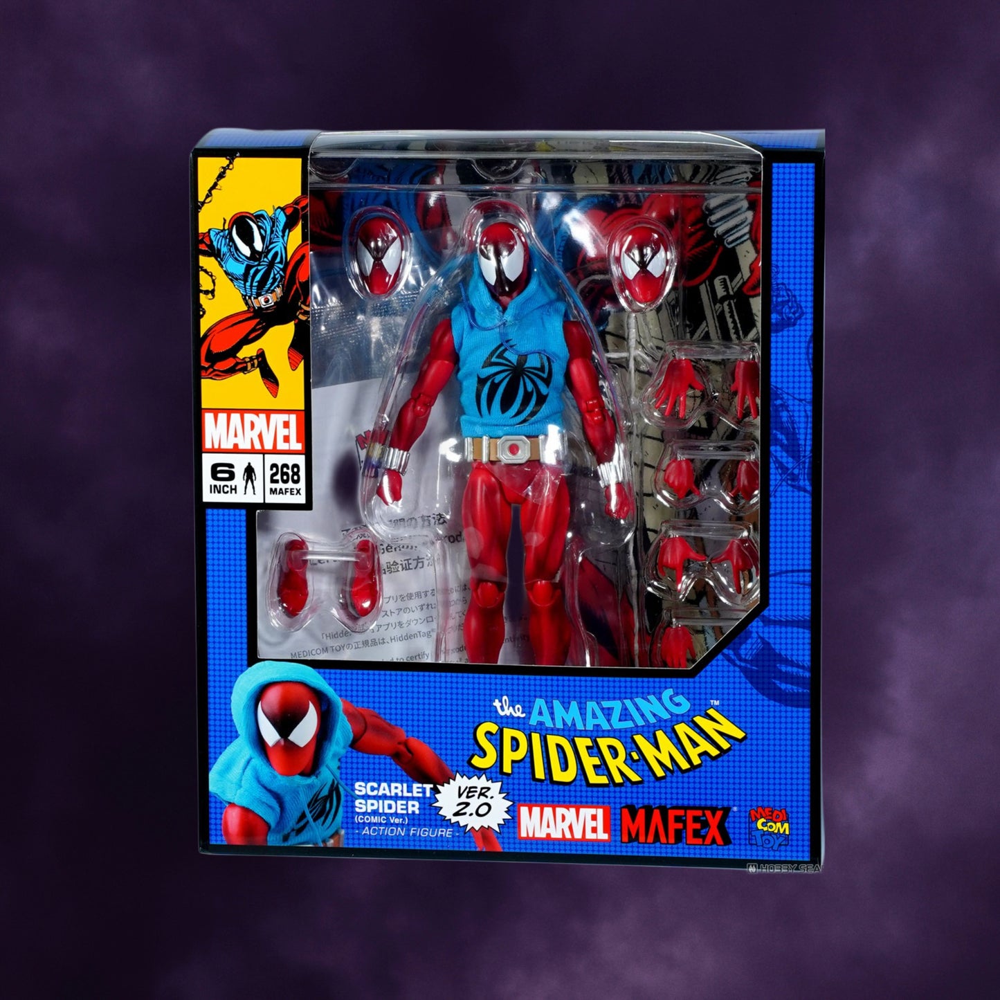 The Amazing Spider-Man MAFEX No.268 Scarlet Spider (Comic 2.0 Ver.) Action Figure