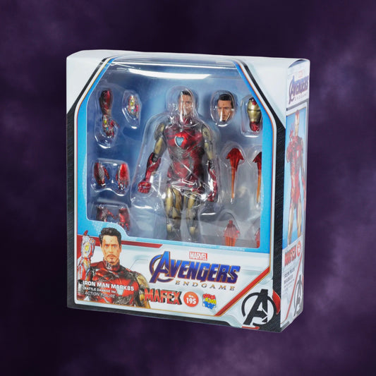 Avengers: Endgame MAFEX No.195 Iron Man Mark 85 (Battle Damaged) Action Figure