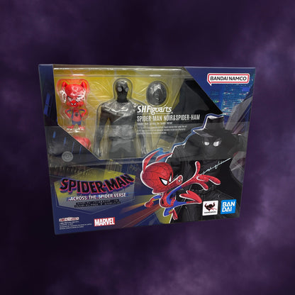 Marvel Spider-Man: Across the Spider-Verse S.H.Figuarts Spider-Man Noir & Spider-Ham Action Figure Set