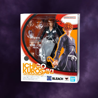 Bleach S.H.Figuarts Ichigo Kurosaki (Getsugatensho Ver.) Action Figure