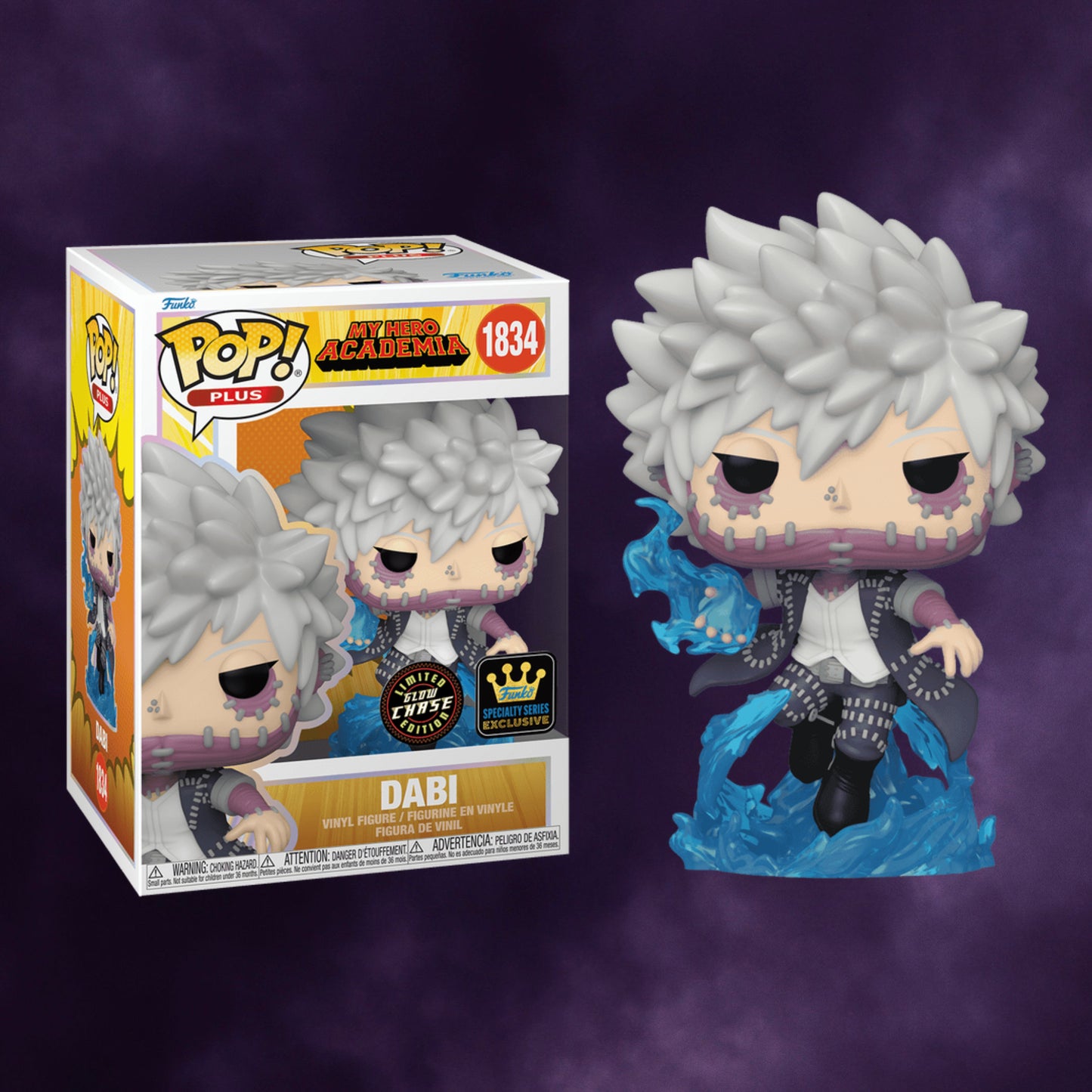 My Hero Academia Pop! Plus Dabi Glow Chase Limited Edition #1834