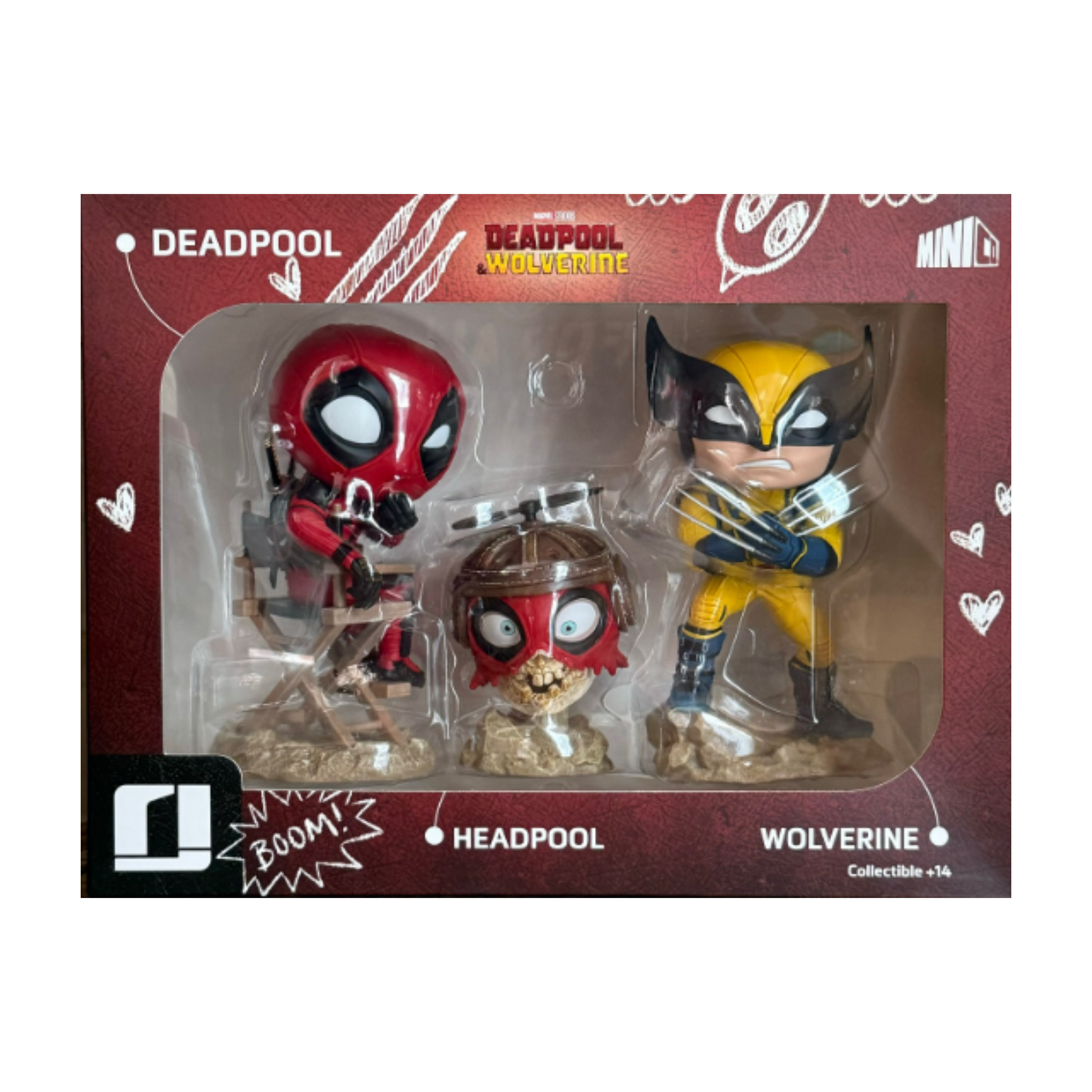 Deadpool, Wolverine and Headpool - Deadpool & Wolverine - Minico - Iron Studios