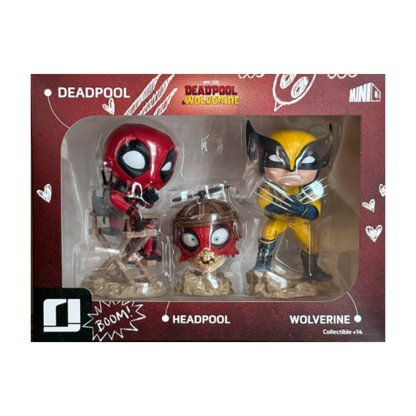 Deadpool, Wolverine and Headpool - Deadpool & Wolverine - Minico - Iron Studios