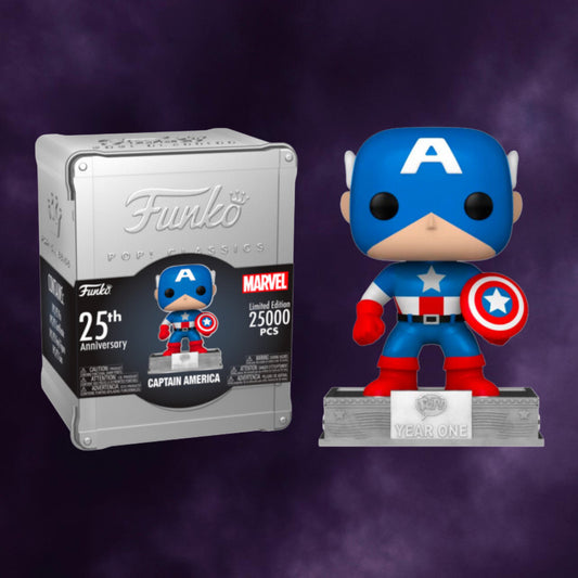 Marvel The Avengers – Captain America (25th Anniversary Classics) Limited  2023 Fall Convention Exclusive Funko Pop! #06C