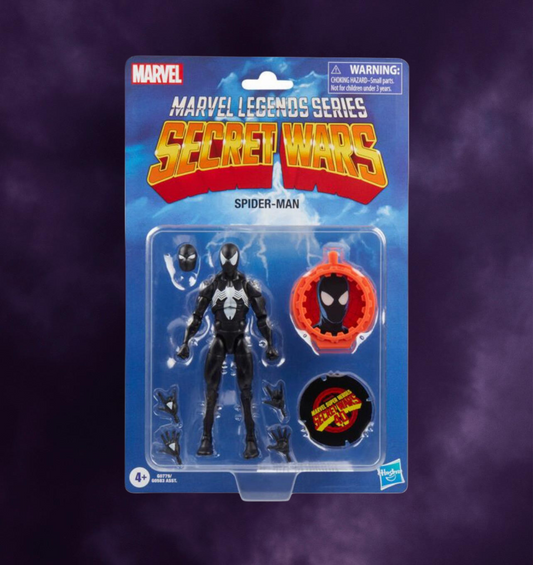 Marvel Legends Series Secret Wars Symbiote Spider-Man Figure