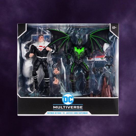 DC Multiverse Batman Beyond Series: Batman Beyond & Justice Lord Superman 2 Pack Aksiyon Figür