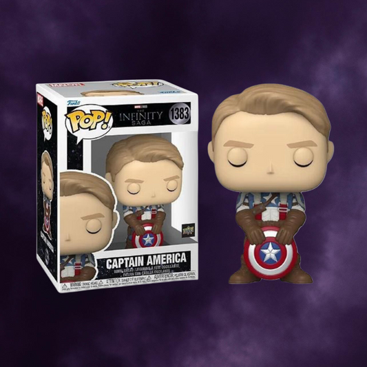 Captain America Steve Rogers Upper Deck Exclusive Funko Pop! Figure #1383