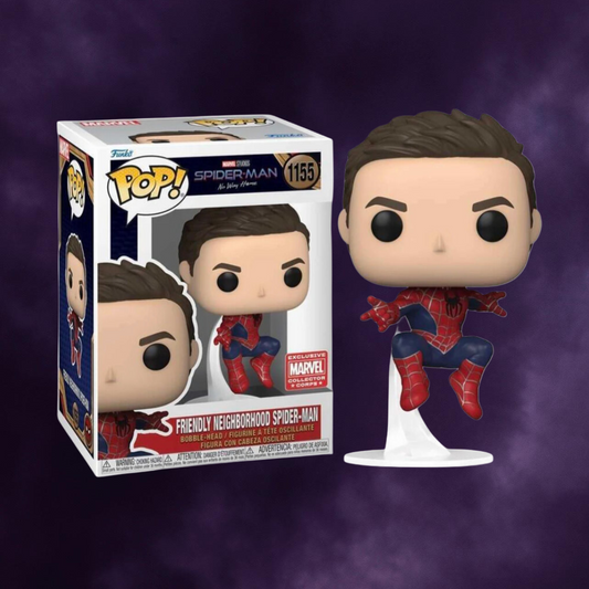 Friendly Neighborhood Spider-Man (Unmasked Tobey) Collector Corps Funko Pop! Figure #1155