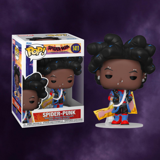 Spider-Man: Across the Spider-Verse Spider-Punk (Unmasked) Funko Pop! Figure #1411