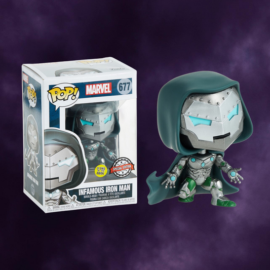 Infamous Iron Man Glow In The Dark Exclusive Funko Pop! Figure #677