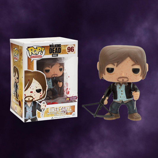 The Walking Dead Biker Daryl (Bloody) PX Previews Exclusive Funko Pop! #96