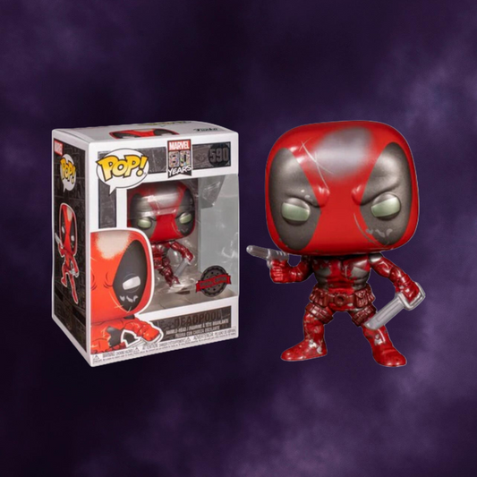 Marvel Deadpool (Metallic) BoxLunch Exclusive Funko Pop! #590