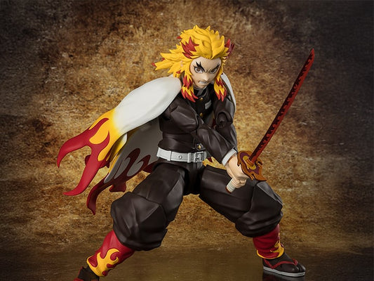 Demon Slayer: Kimetsu no Yaiba S.H.Figuarts Kyojuro Rengoku Action Figure