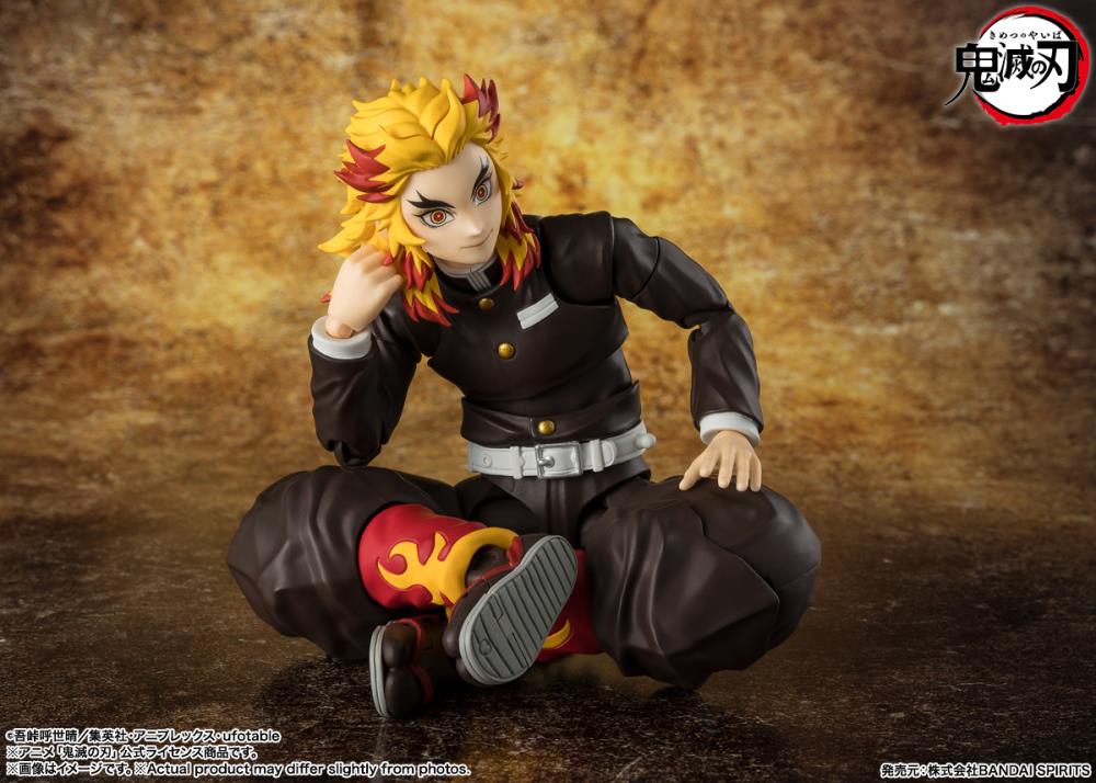 Demon Slayer: Kimetsu no Yaiba S.H.Figuarts Kyojuro Rengoku Action Figure