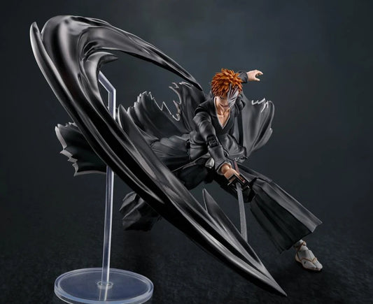 Bleach S.H.Figuarts Ichigo Kurosaki (Getsugatensho Ver.) Action Figure
