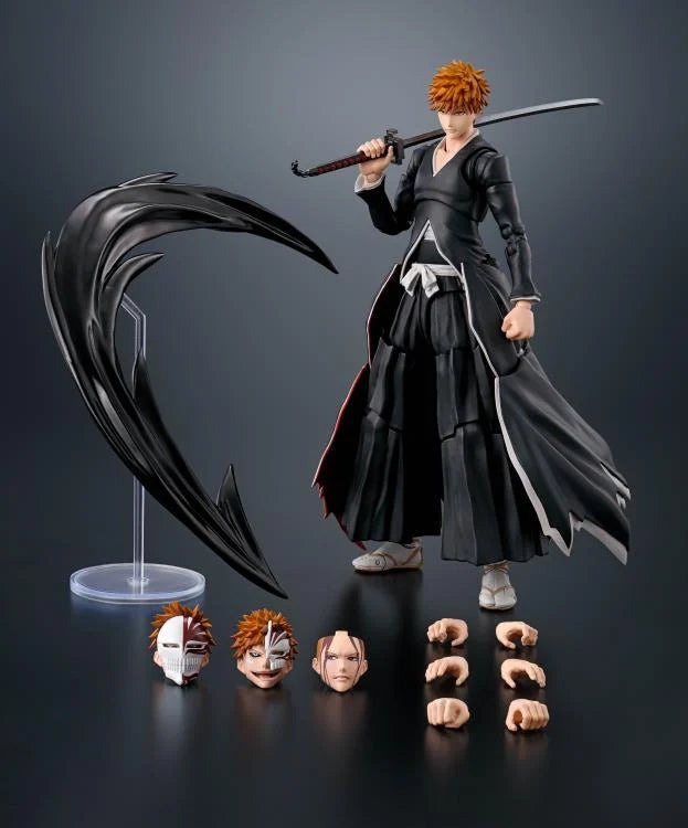 Bleach S.H.Figuarts Ichigo Kurosaki (Getsugatensho Ver.) Action Figure