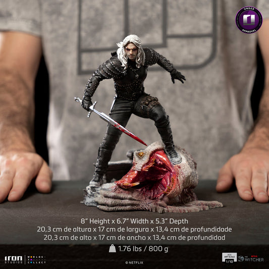 Geralt of Rivia - The Witcher - BDS Art Scale 1/10 - Iron Studios