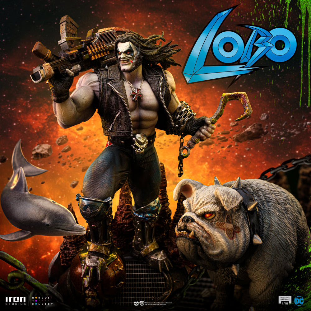 DC Comics – Lobo Unleashed Art Scale 1/10 Statue Iron Studios