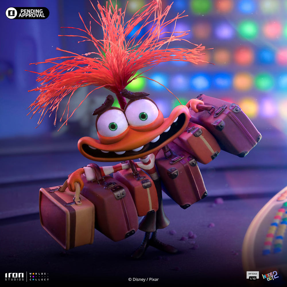 Disney – Anxiety Art Scale 1/10 Statue (Inside Out 2) Iron Studios