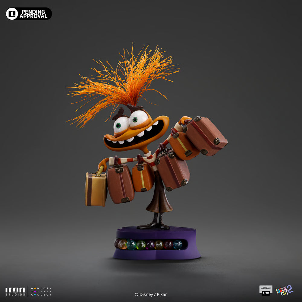 Disney – Anxiety Art Scale 1/10 Statue (Inside Out 2) Iron Studios