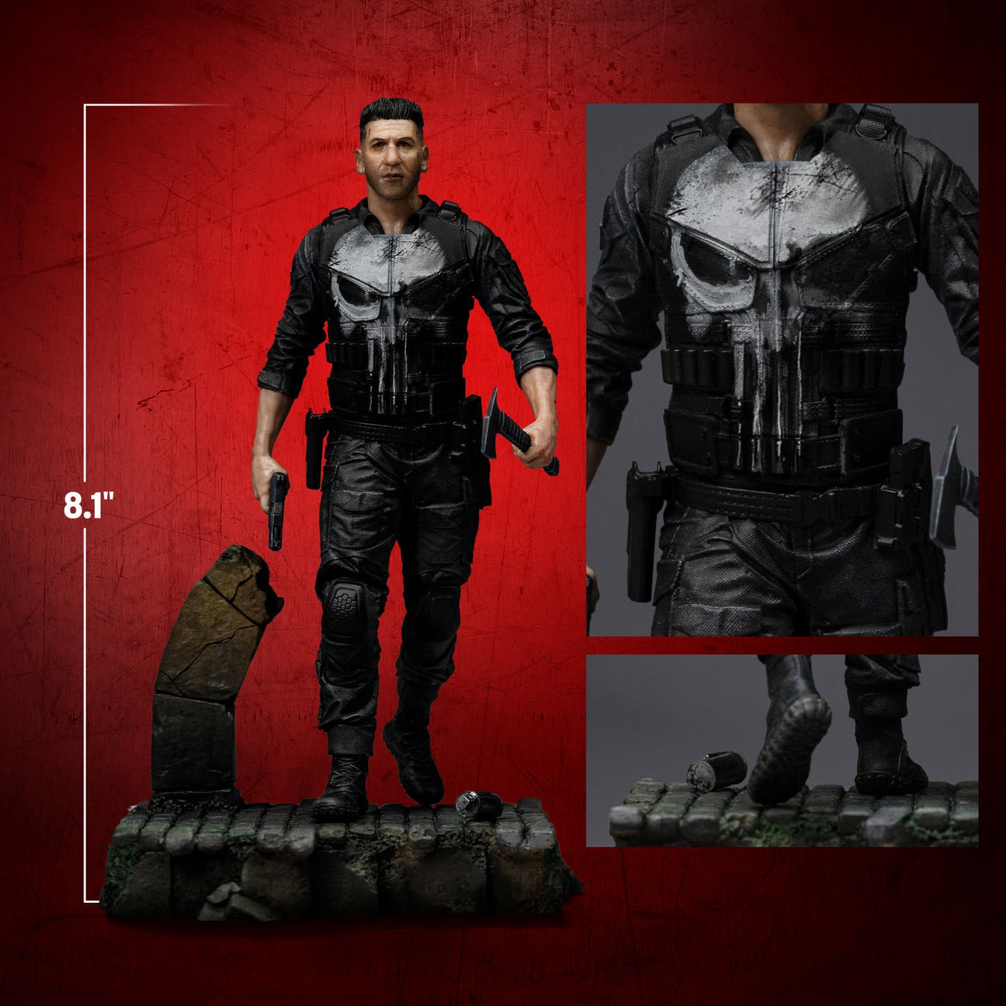 Marvel – Punisher (Daredevil: Born Again) Art Scale 1/10 Statue Iron Studios