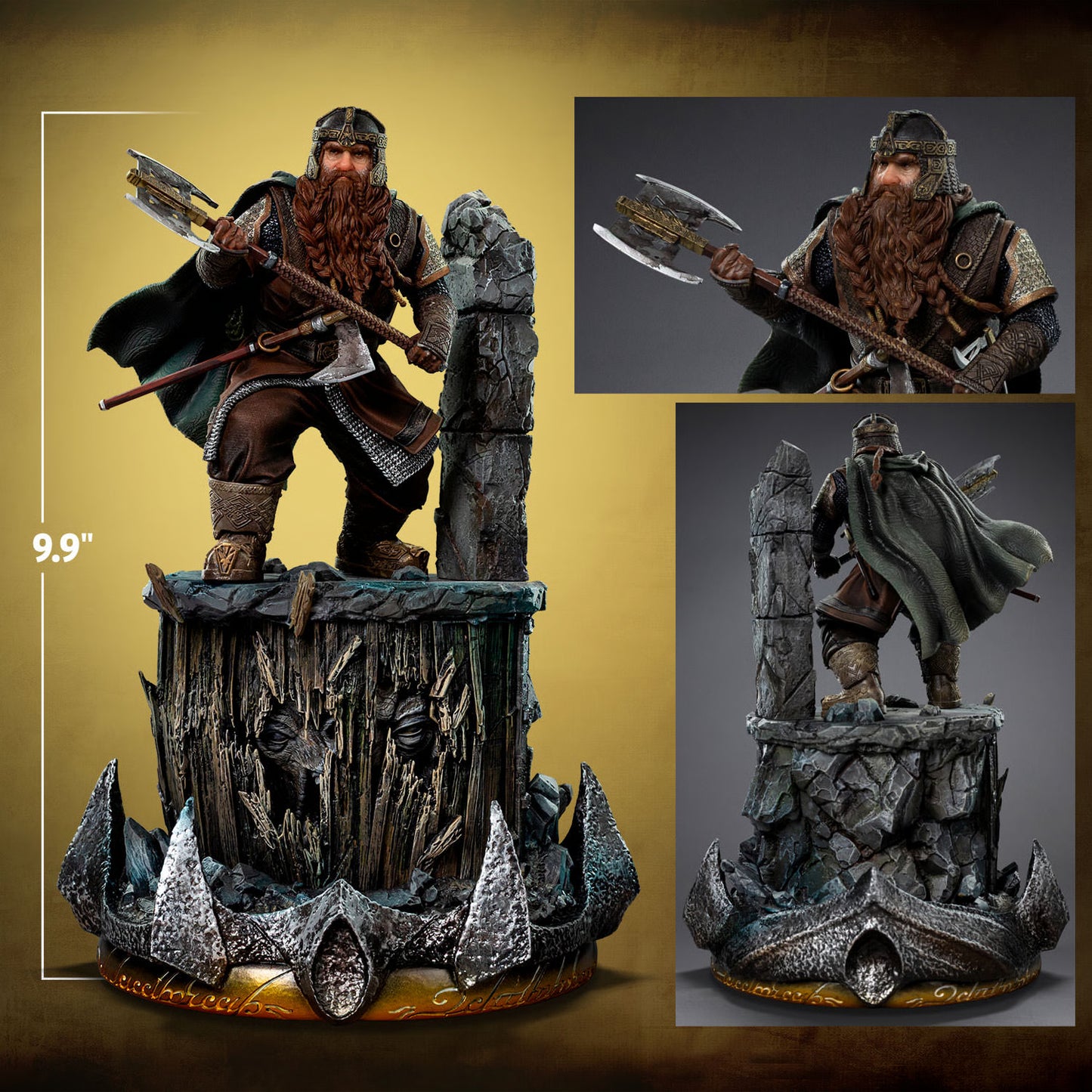 The Lord of the Rings – Gimli Unleashed Art Scale 1/10 Statue Iron Studios
