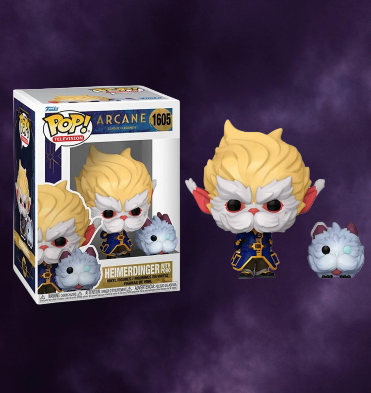 Arcane – Heimerdinger with Poro Funko Pop! Figure #1605 – Ecmsstore